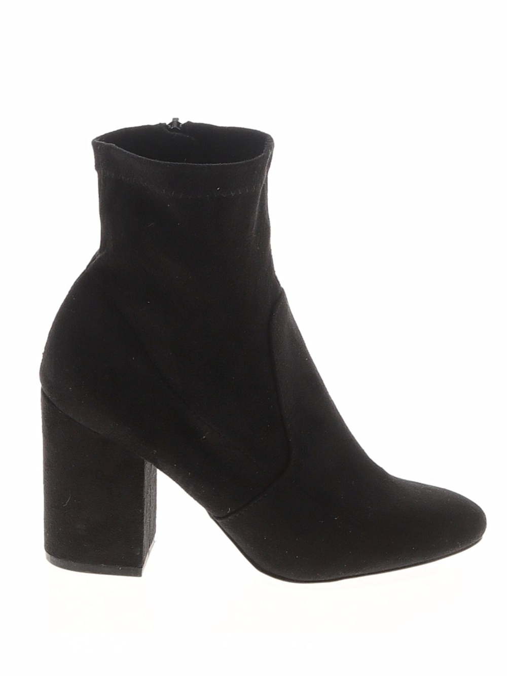 Madden Girl, Fantaysa, black, zip up boots, size 7